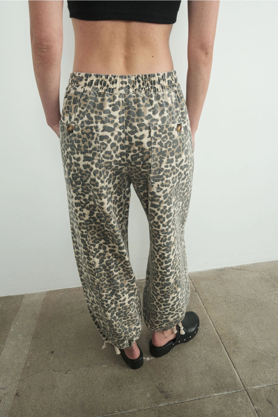 Leopard Pull On Pant