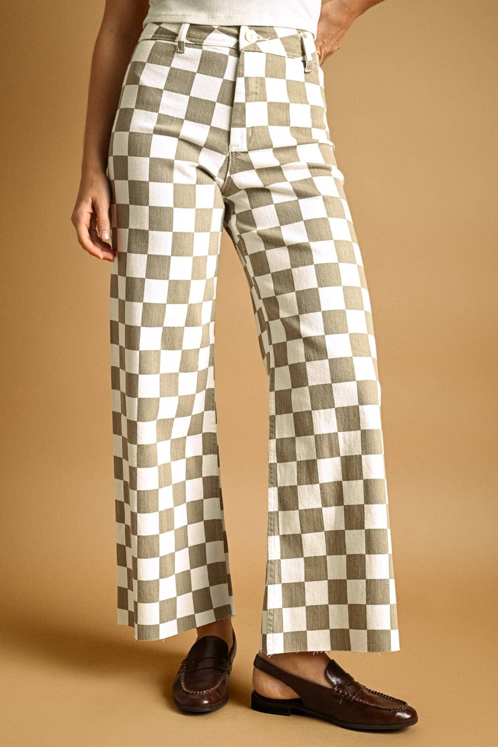 Checked Stretch Pant