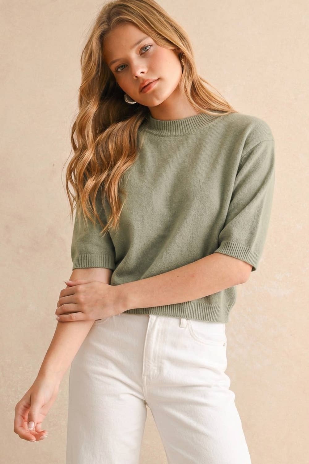 Short Sleeve Sweater