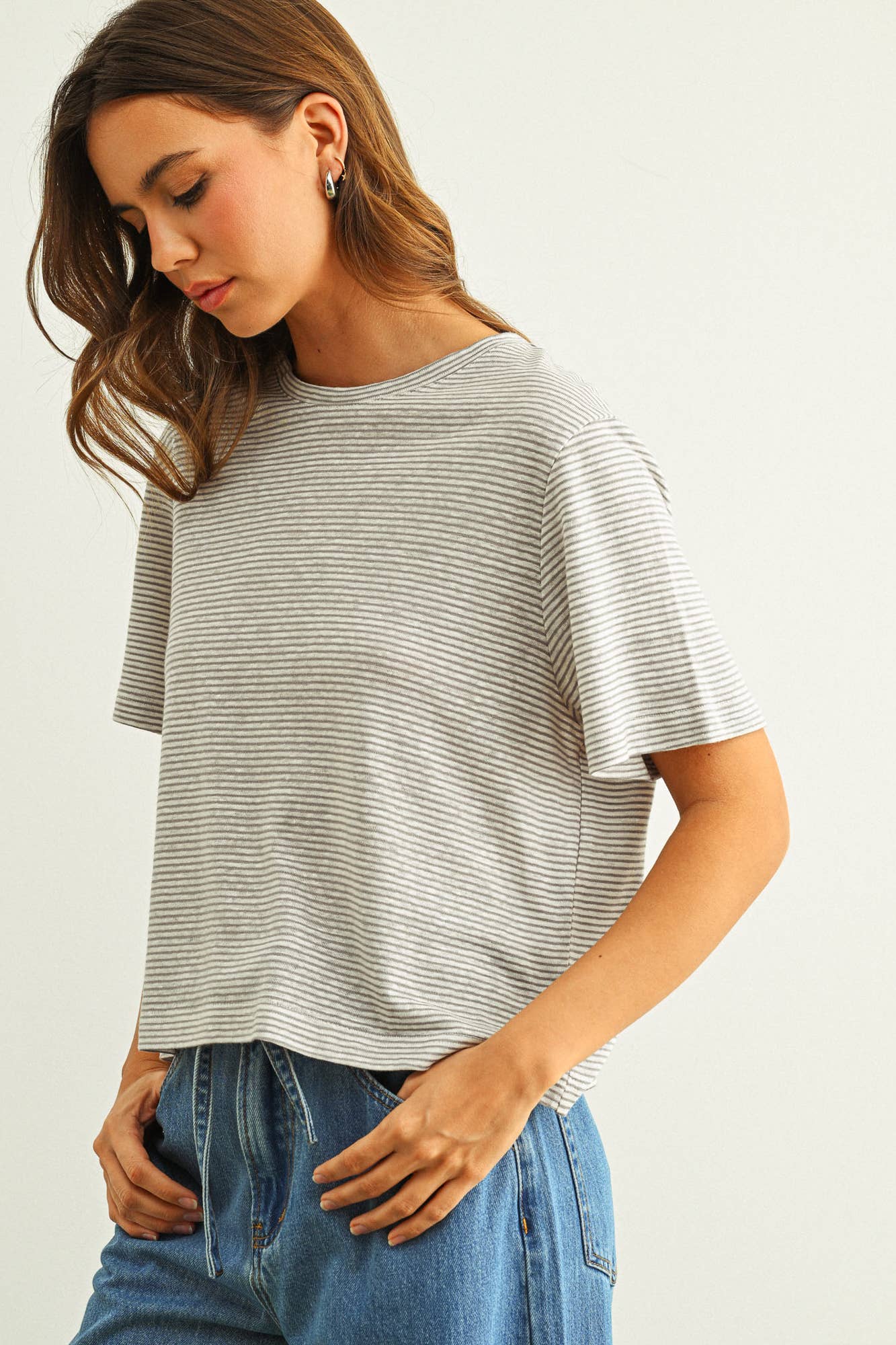 Easy Fit Striped Top