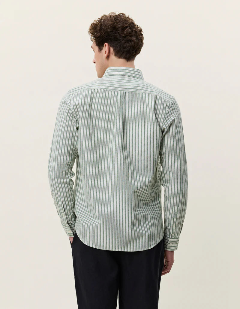 Stripe Cotton-Linen Shirt - ACME FINE GOODS
