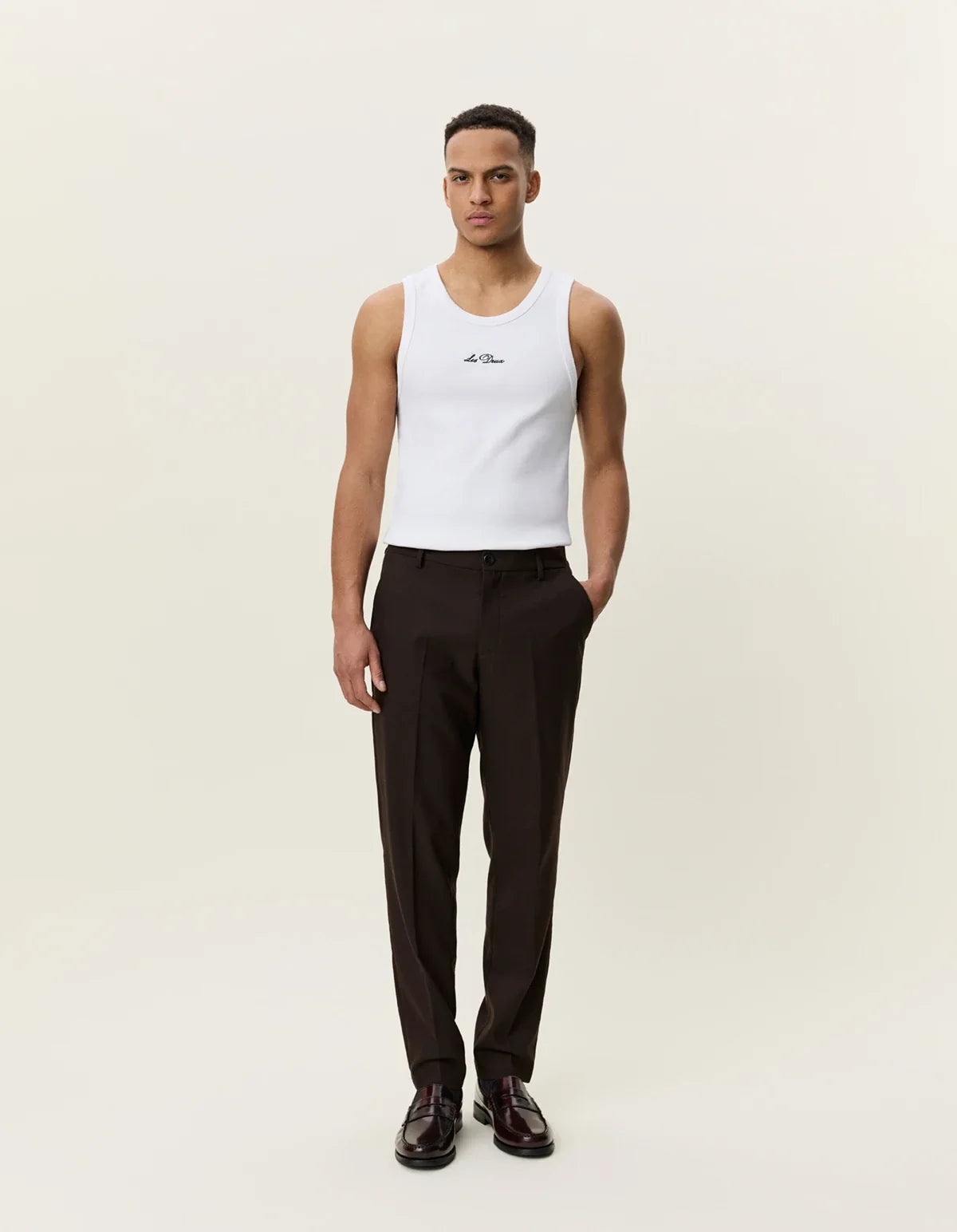 Brushed Twill Suit Pant