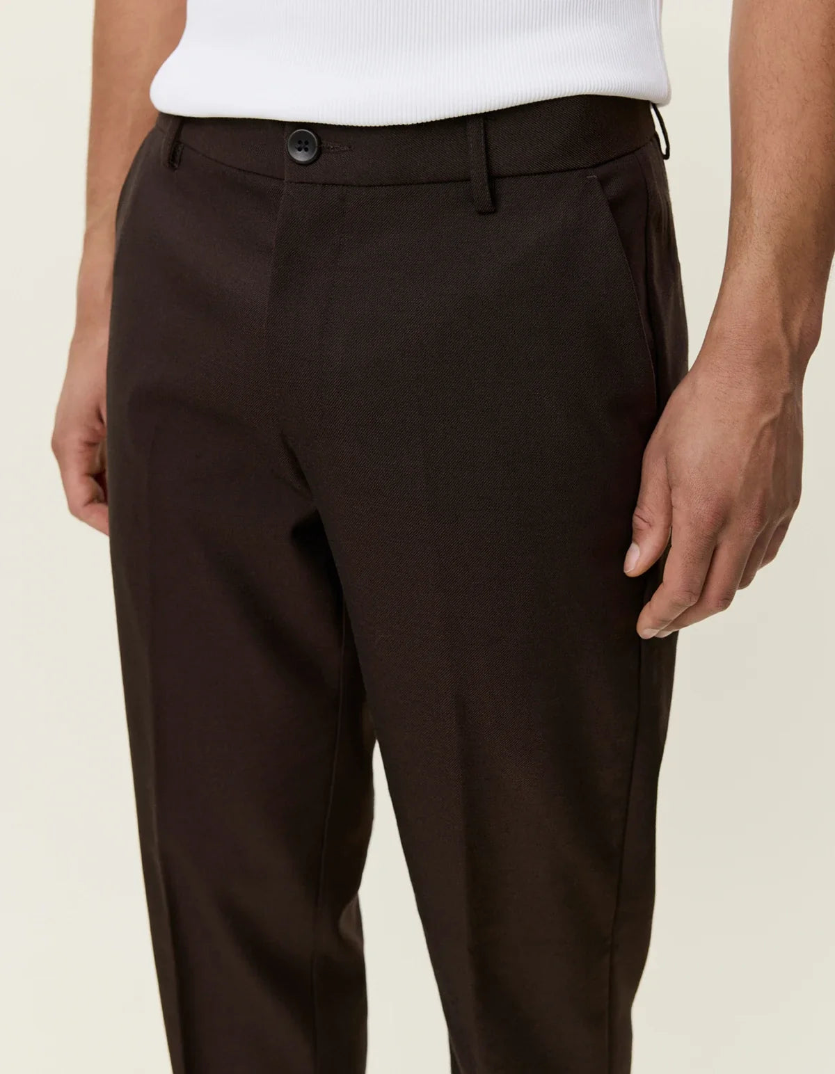 Brushed Twill Suit Pant
