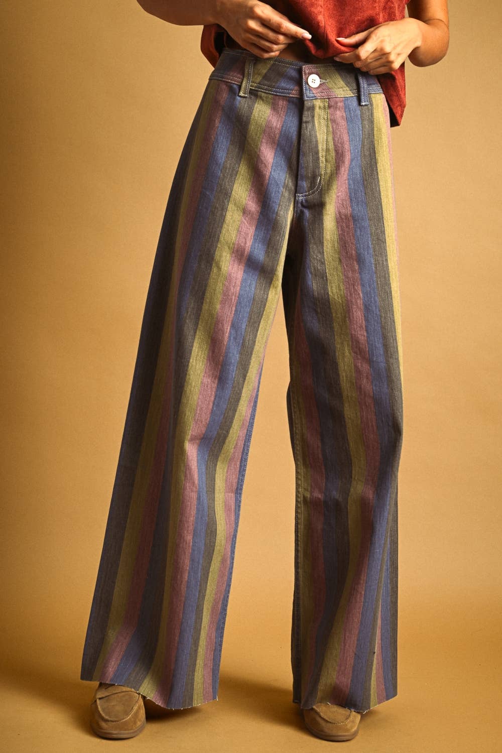 Striped Stretch Pant