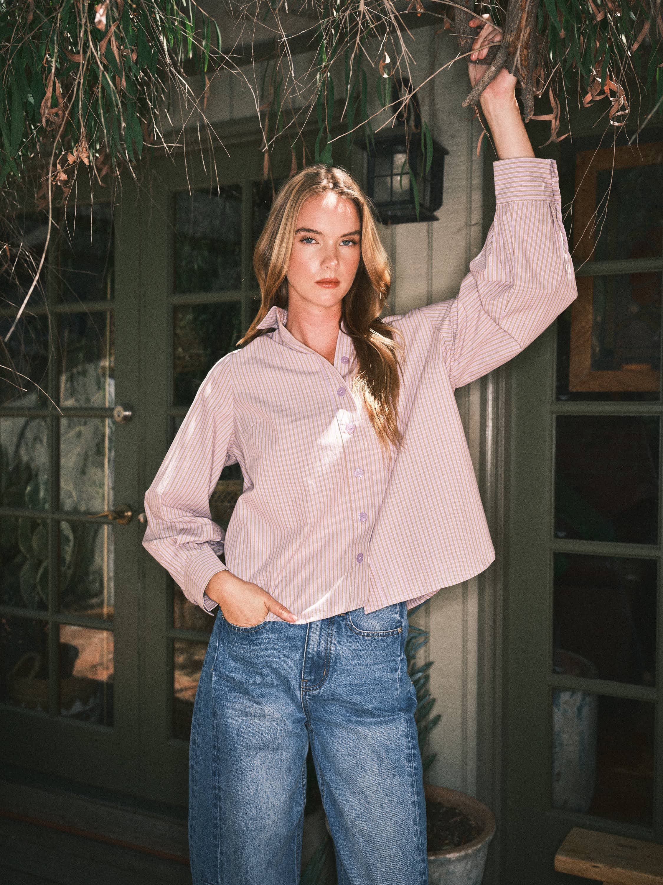 Soft striped button shirt - ACME FINE GOODS