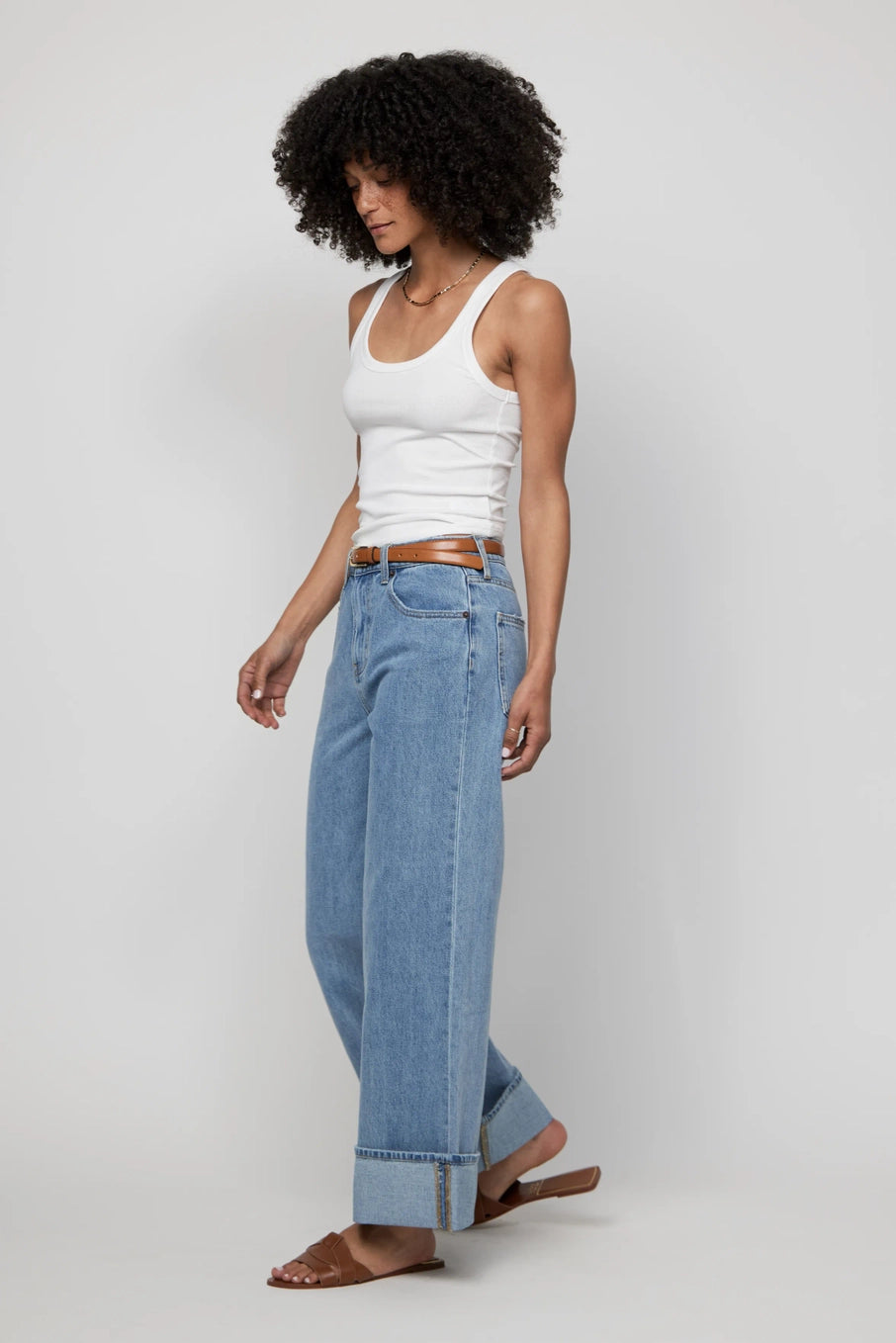 Parker Cuffed Wide Leg Jean - ACME FINE GOODS