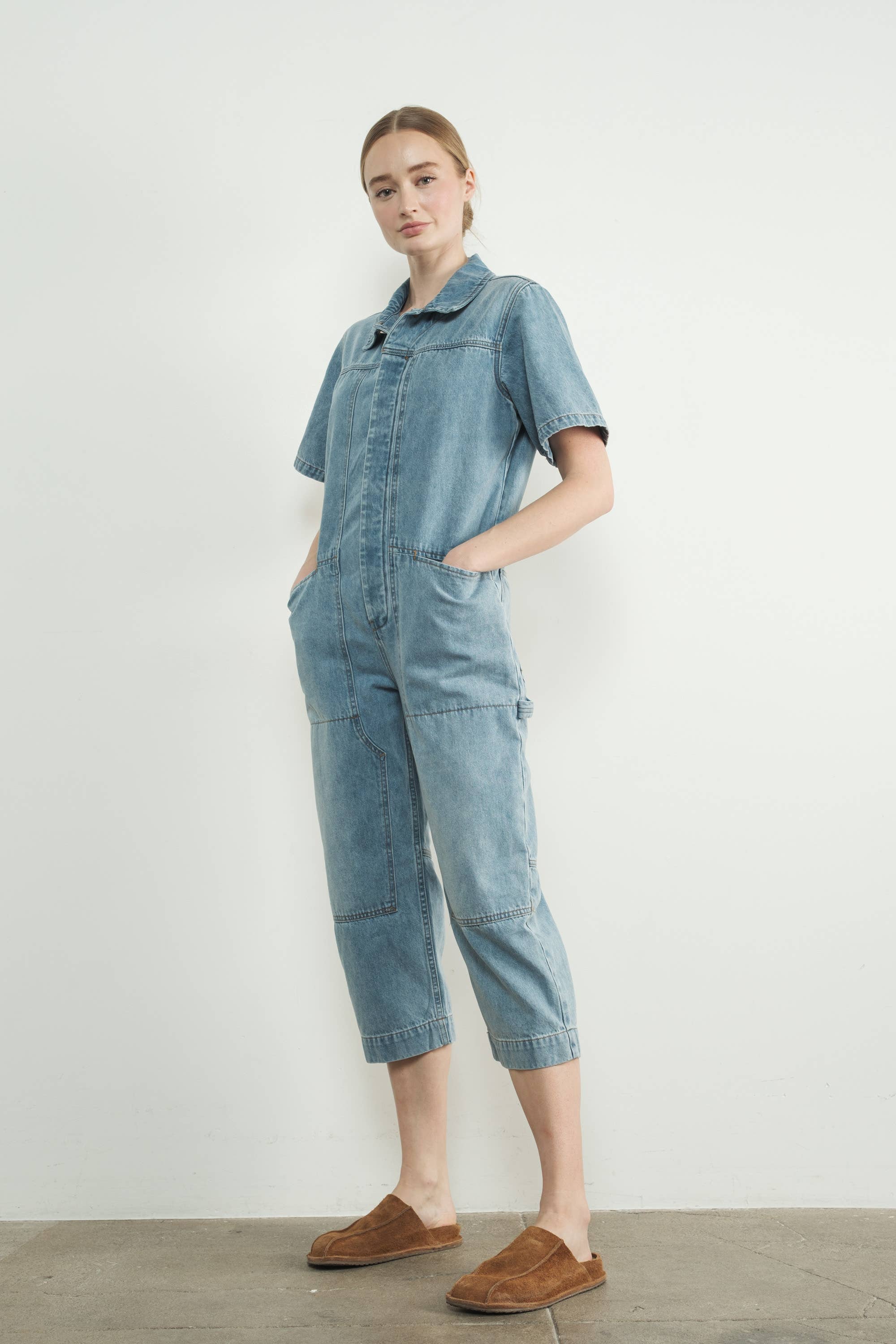 Vintage Style Denim Jumpsuit - ACME FINE GOODS