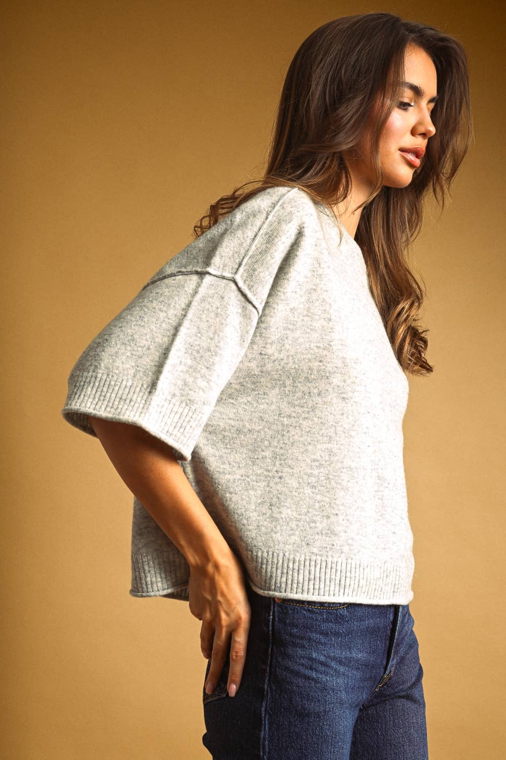 Boxy Knit Top