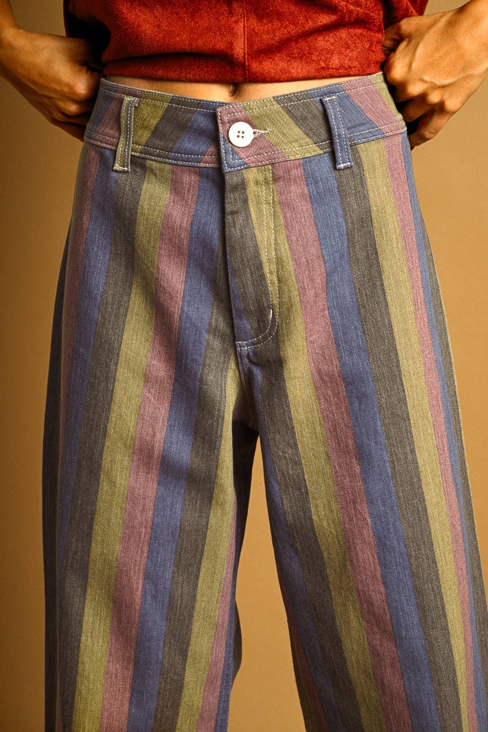 Striped Stretch Pant