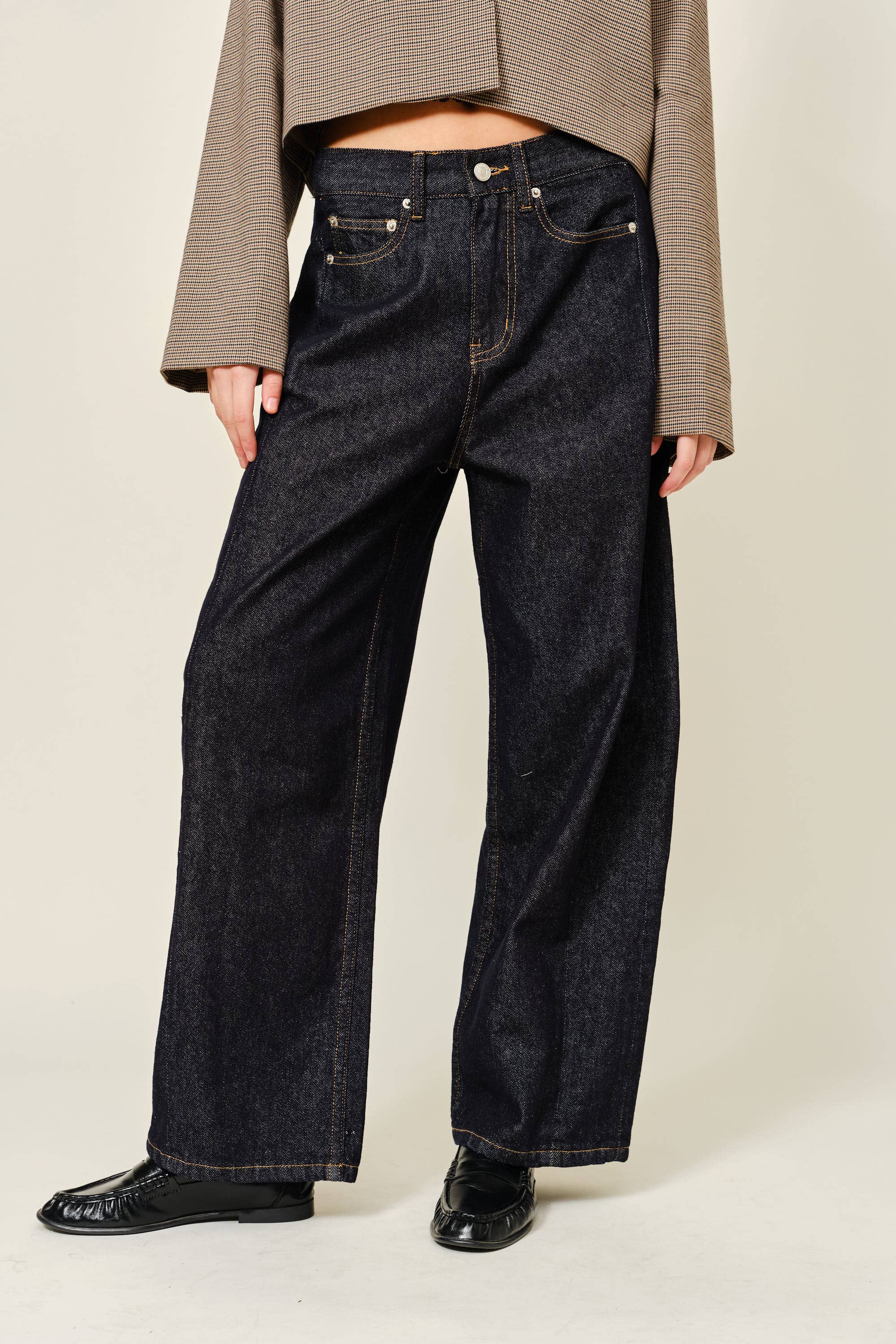 Soft Barrel Cropped Denim - ACME FINE GOODS