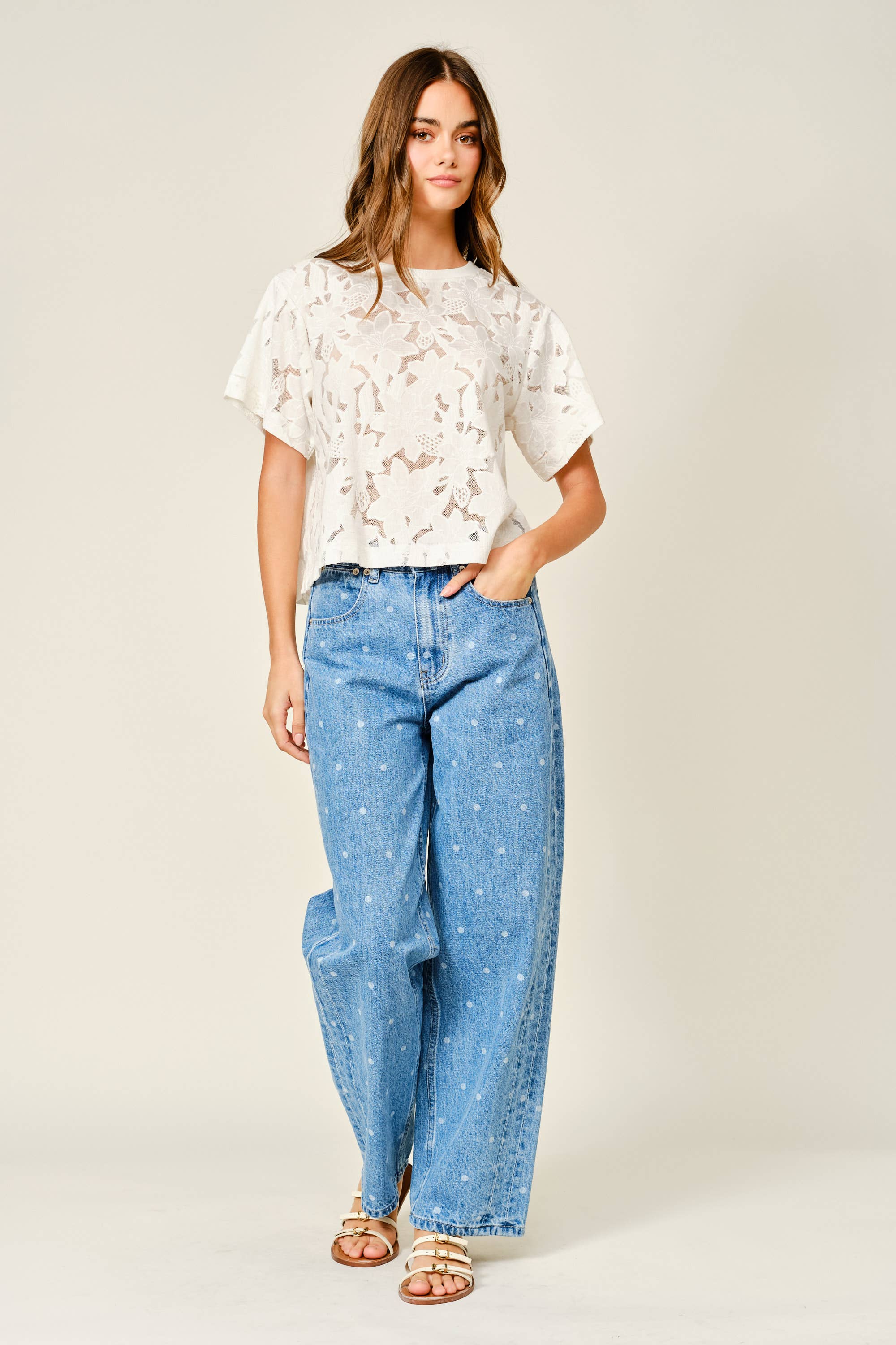 Floral Lace Tee