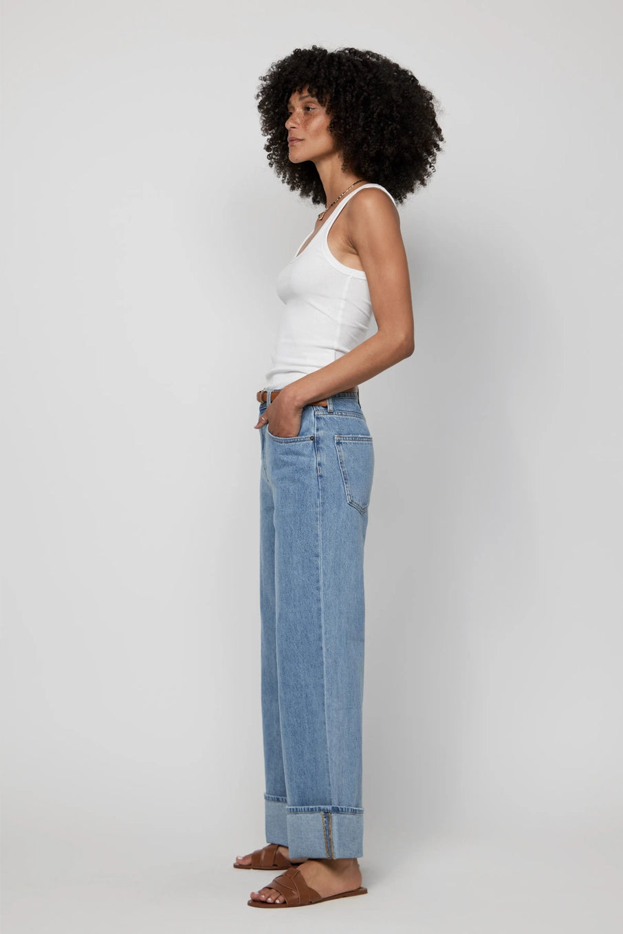 Parker Cuffed Wide Leg Jean - ACME FINE GOODS