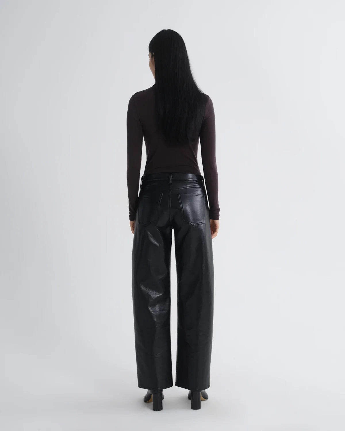 Arc Jean in Recycled Leather