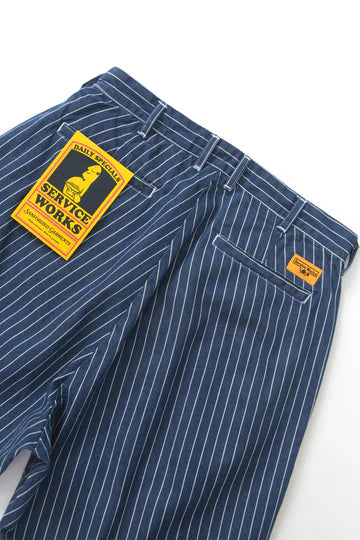 Pinstripe Denim Part Timer Shorts - ACME FINE GOODS