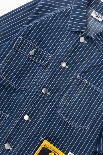 Pinstripe Denim Coverall 2.0 - ACME FINE GOODS