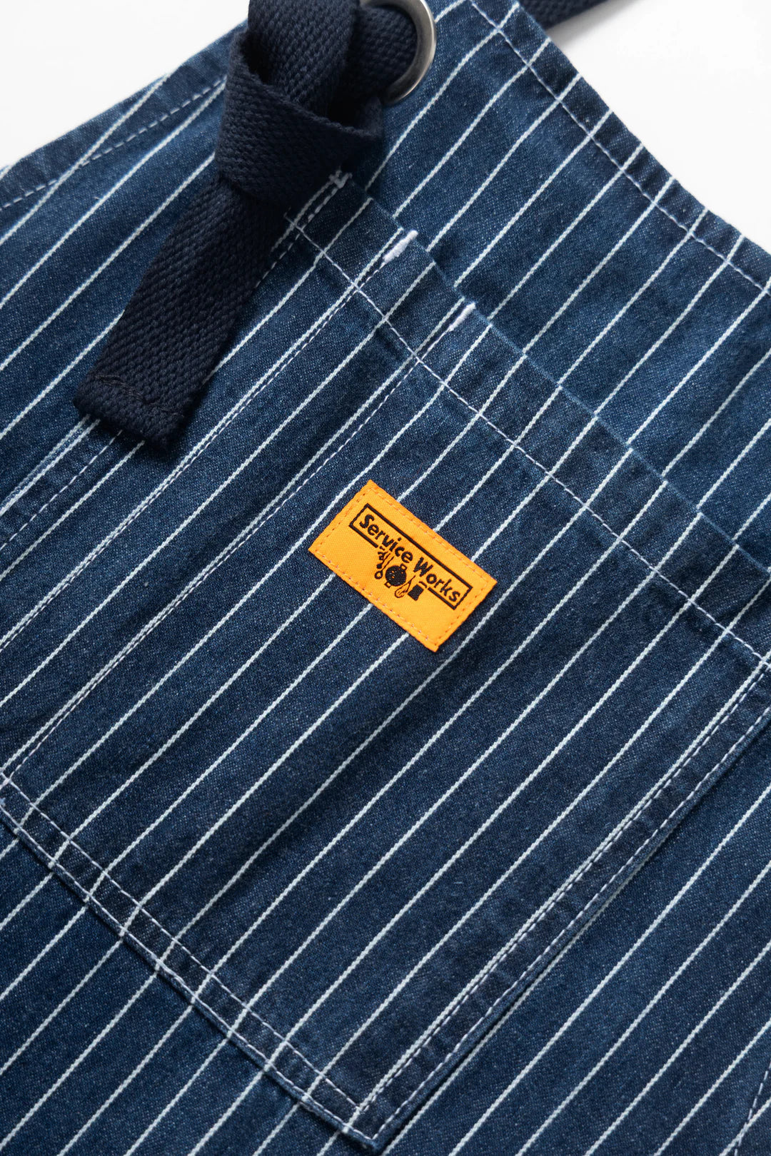 Denim Pinstripe Apron - ACME FINE GOODS