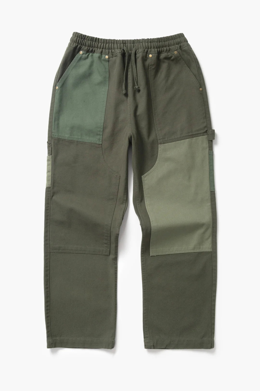 Patchwork Utility Chef Pants