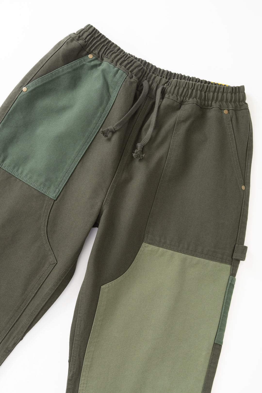 Patchwork Utility Chef Pants