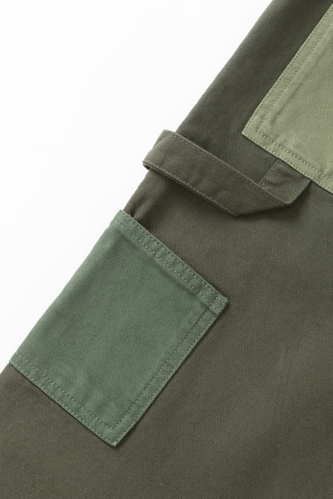 Patchwork Utility Chef Pants