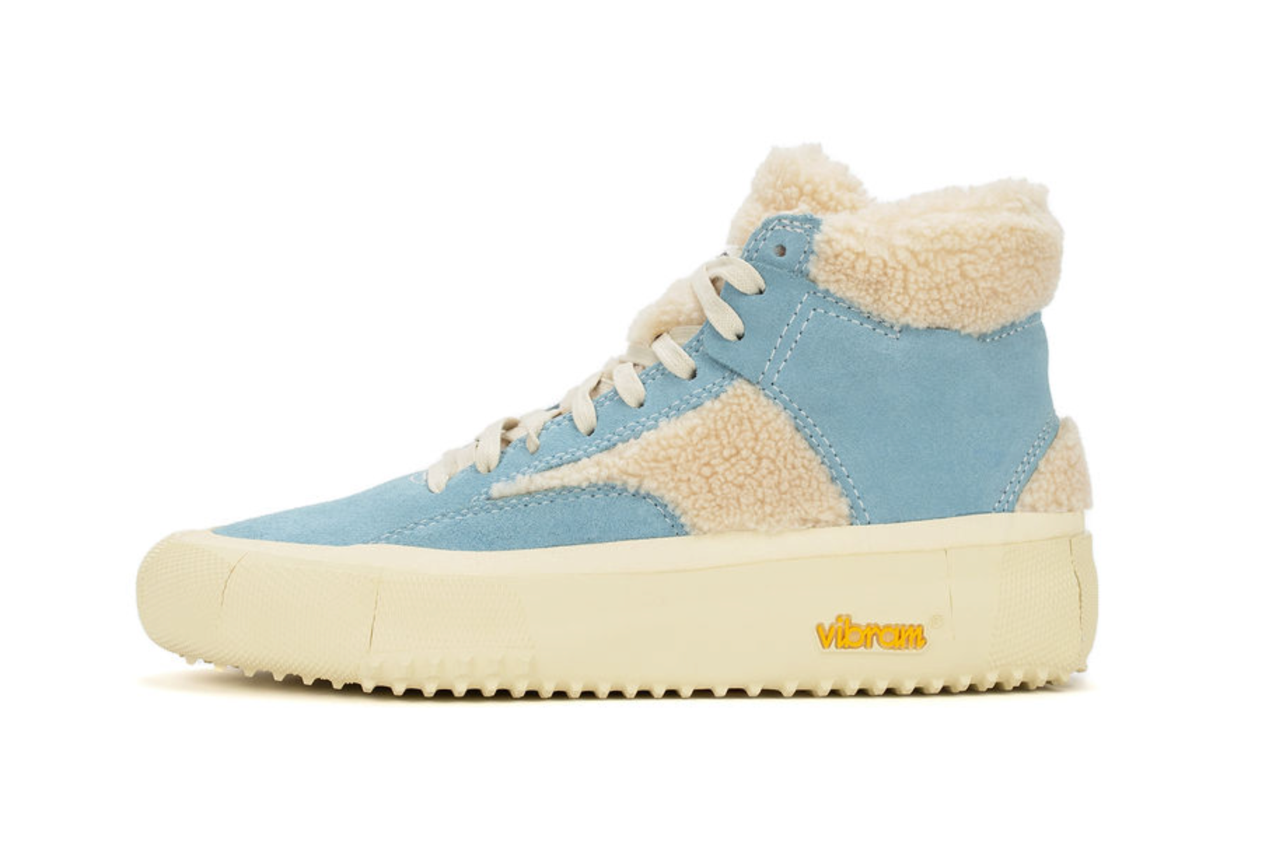 Women's Capo Faux Shearling Sneaker by Brand Black