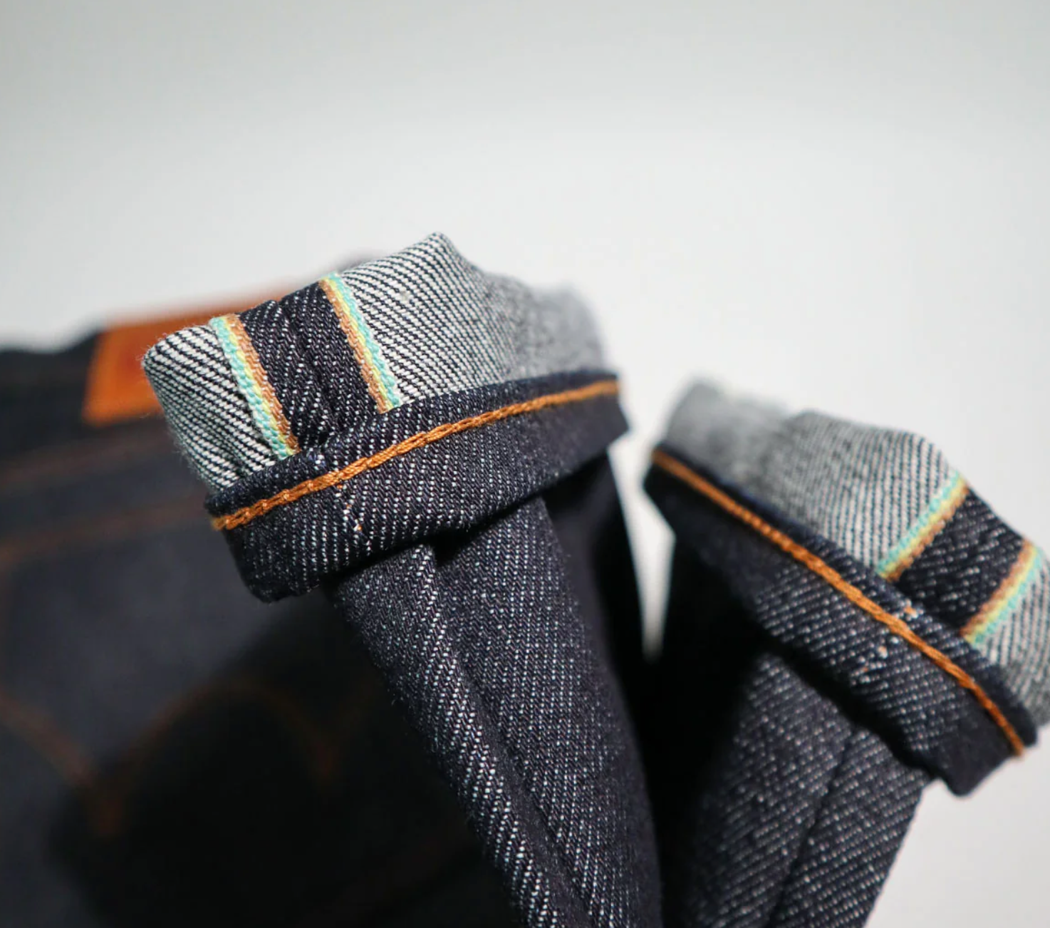 AKT03 Dry Indigo 13.5oz Rainbow Selvedge Denim Regular Straight by Edwin Japan - ACME FINE GOODS