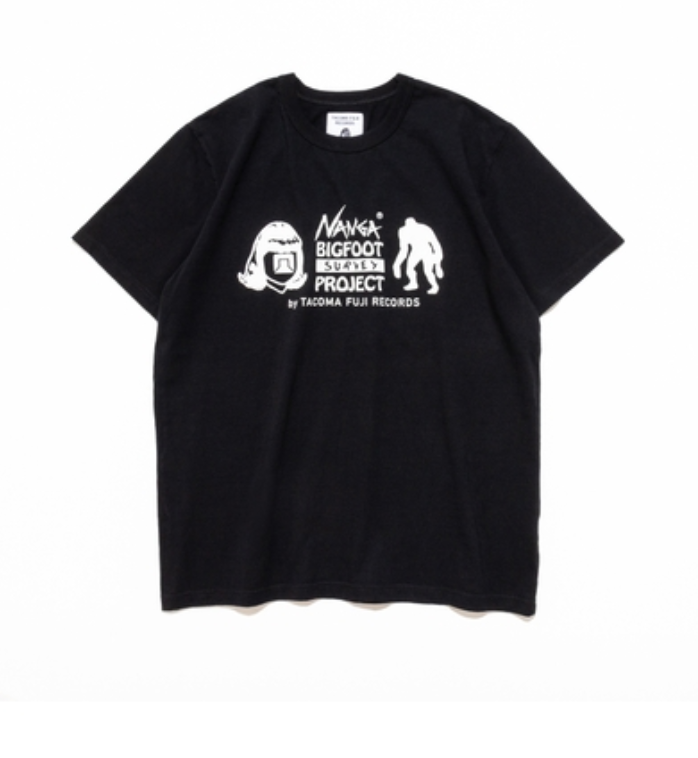 Nanga x Tacoma Fuji Records Bigfoot Survey Project Logo Tee - ACME FINE GOODS