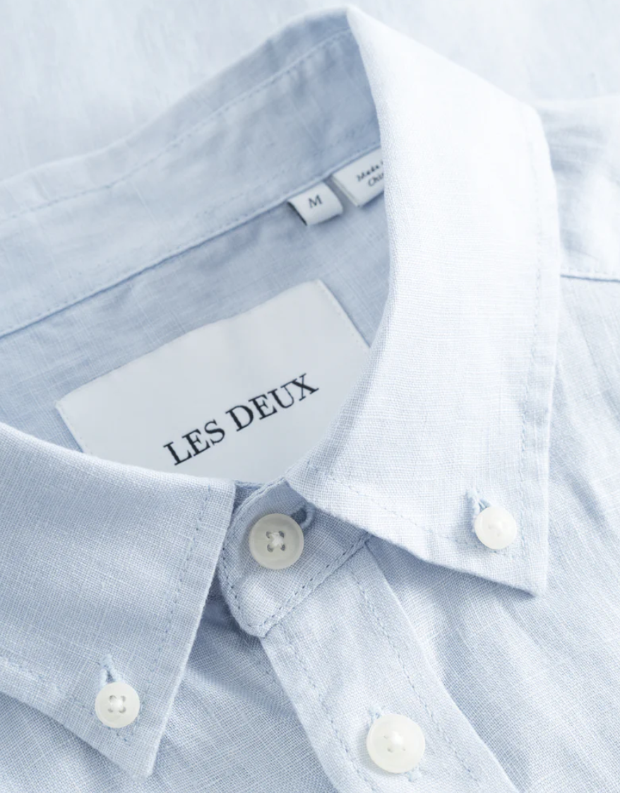 Kris Linen SS Shirt by Les Deux - ACME FINE GOODS