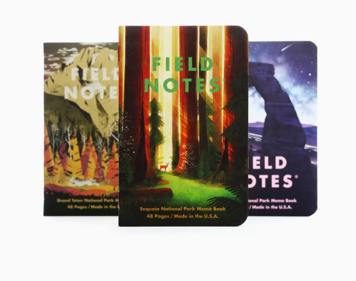 Field Notes National Parks Memo Book 3 pack - ACME FINE GOODS