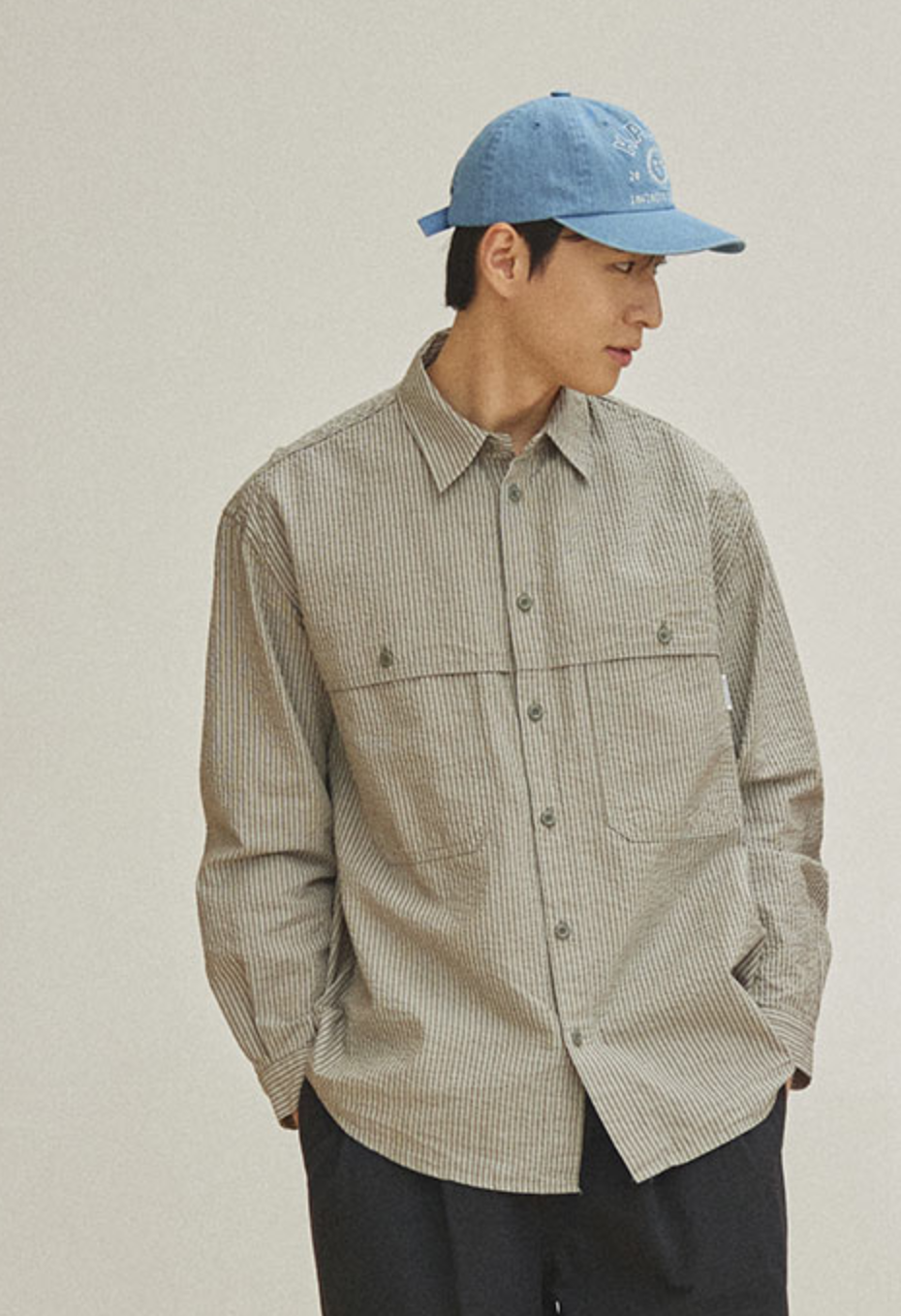 Stripe Pocket Work Shirt - ACME FINE GOODS