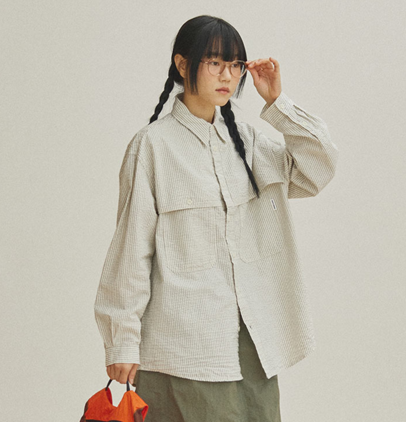 Stripe Pocket Work Shirt - ACME FINE GOODS