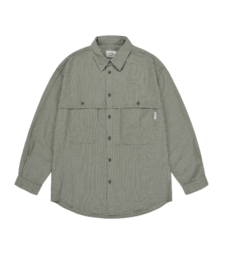 Stripe Pocket Work Shirt - ACME FINE GOODS