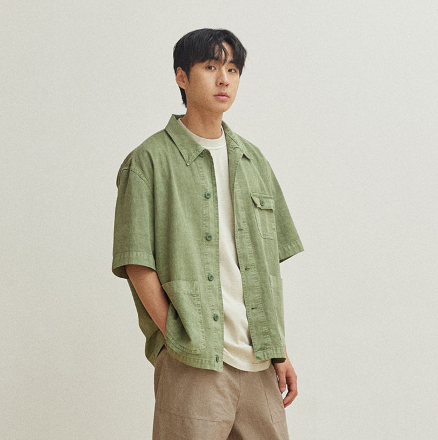 Pigment Half Shirt Jacket - ACME FINE GOODS