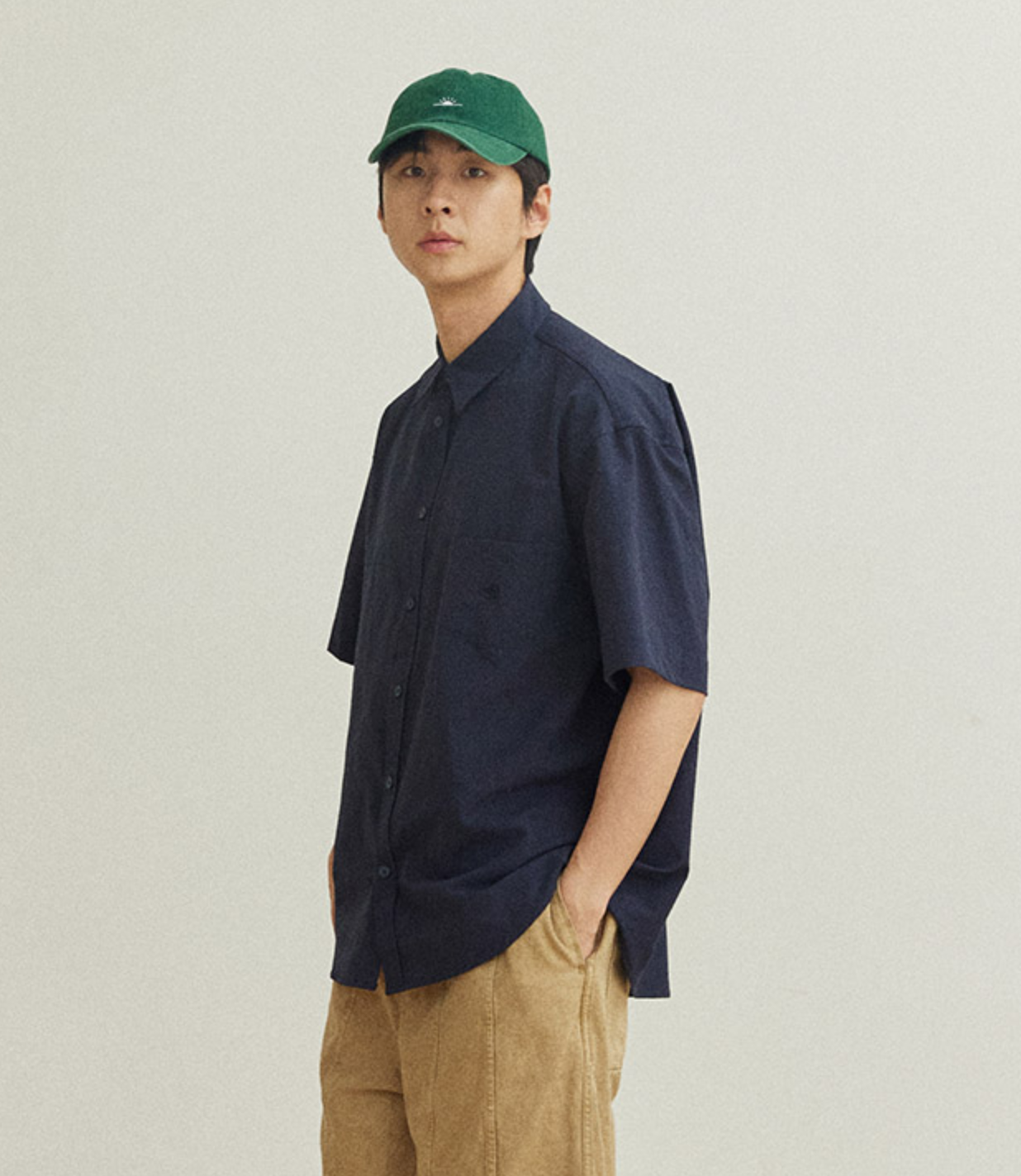 Relaxed Seersucker Halfshirt - ACME FINE GOODS