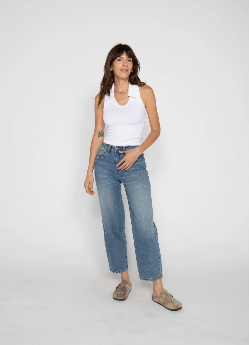 Harlow High Rise Barrel Jean - ACME FINE GOODS