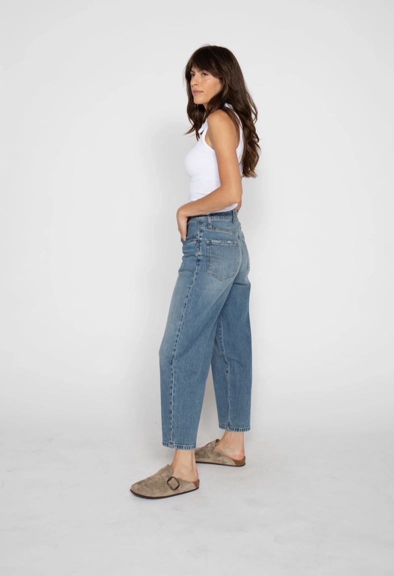 Harlow High Rise Barrel Jean - ACME FINE GOODS