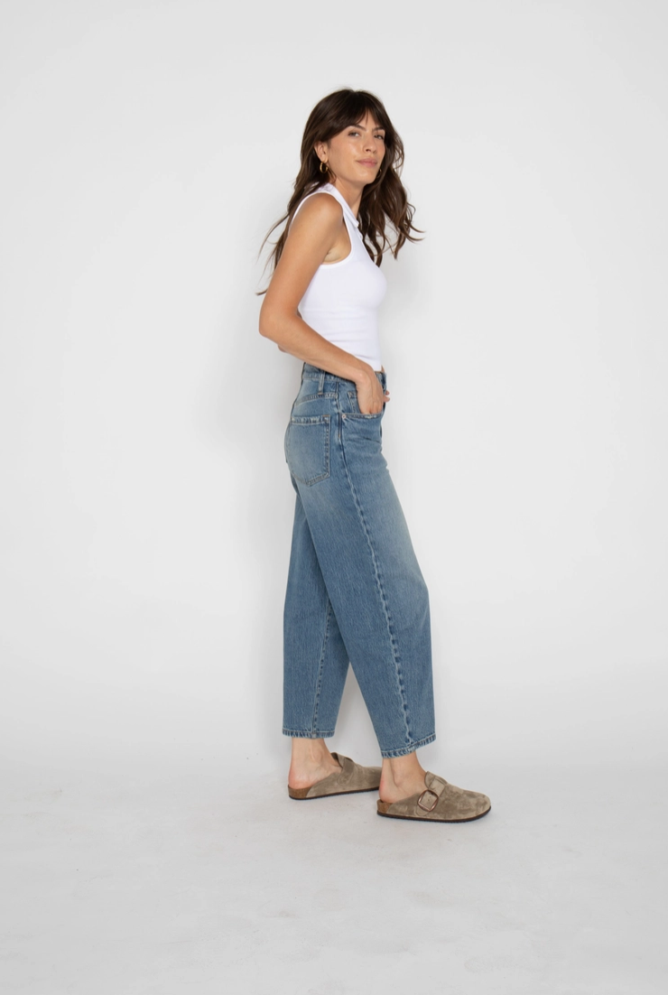 Harlow High Rise Barrel Jean - ACME FINE GOODS