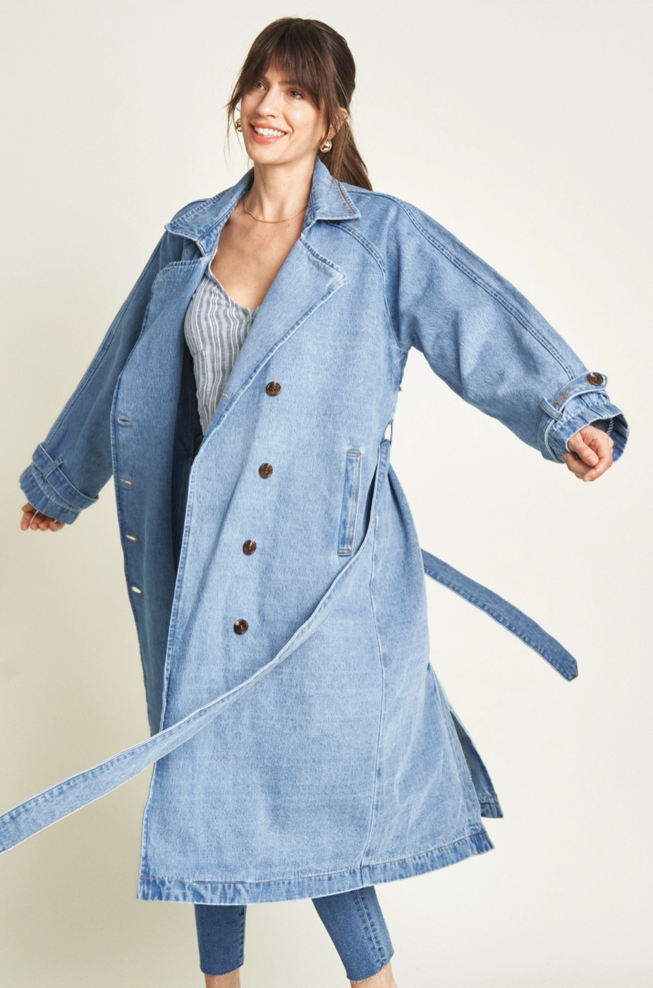 Ryland Denim Trench Coat - ACME FINE GOODS