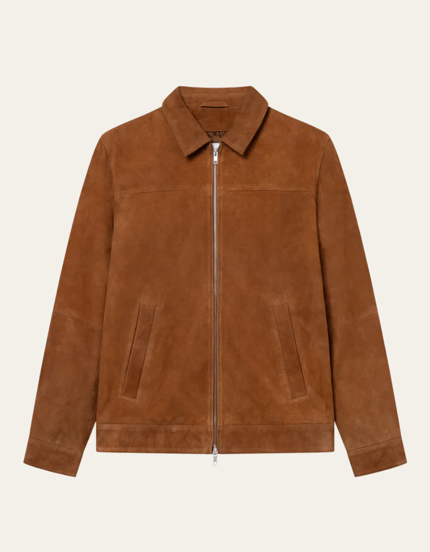 Nyle Suede Coach Jacket