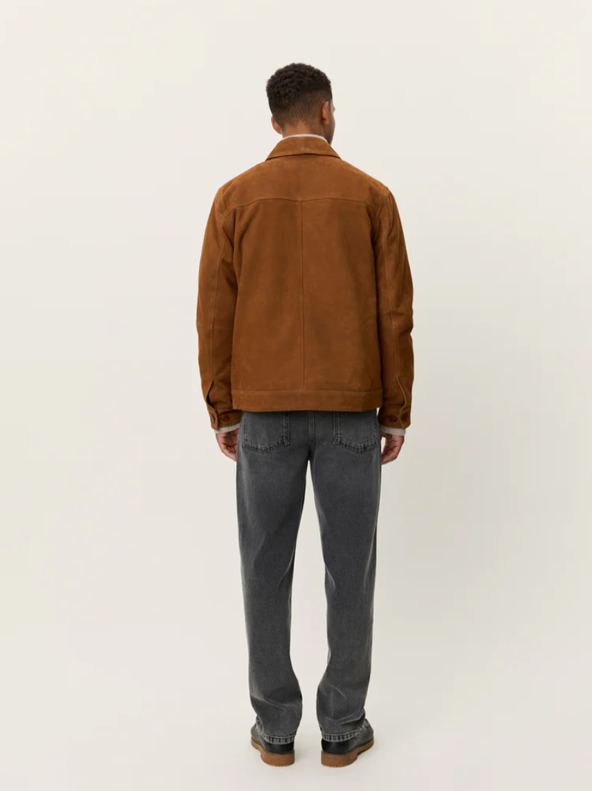 Nyle Suede Coach Jacket
