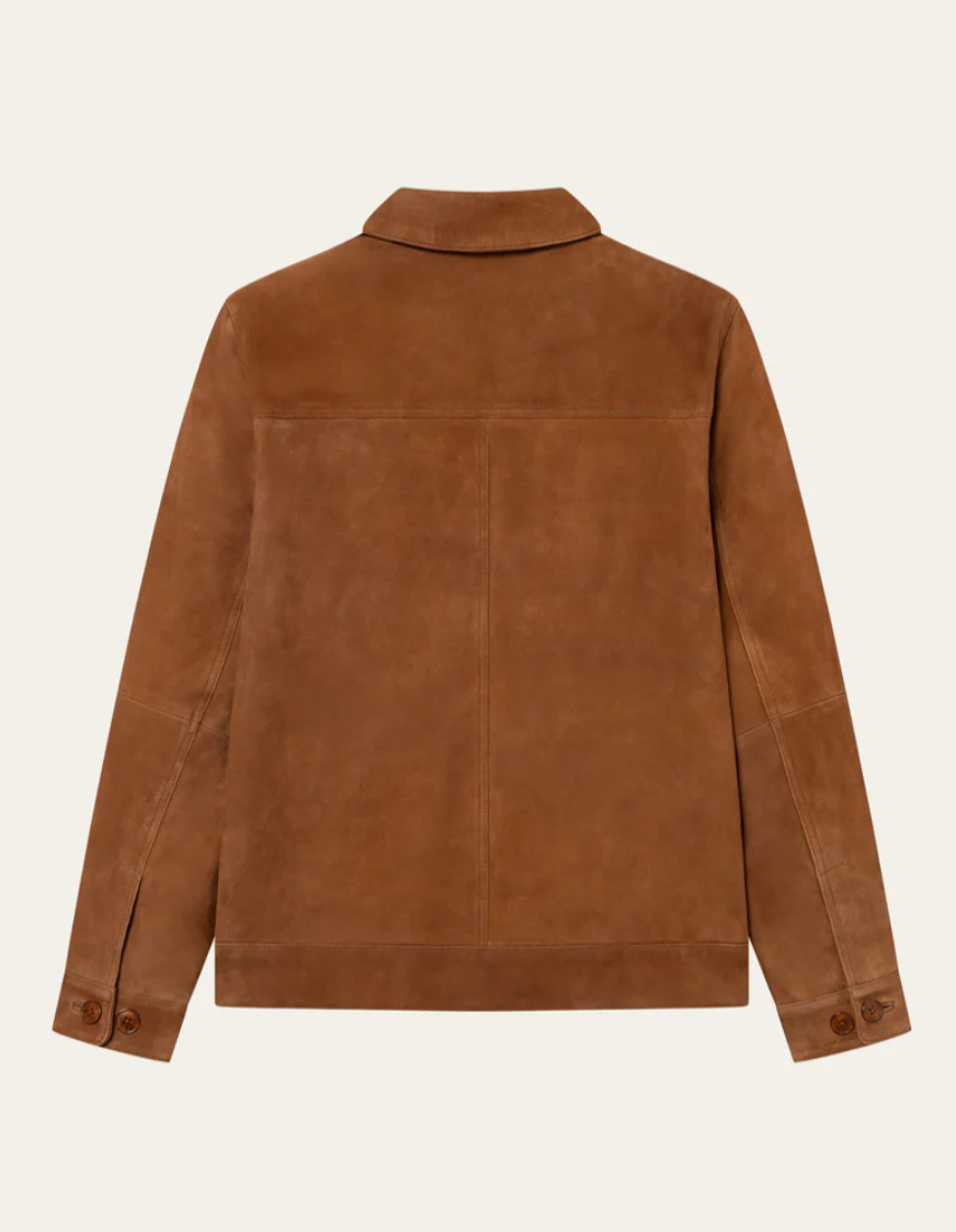 Nyle Suede Coach Jacket