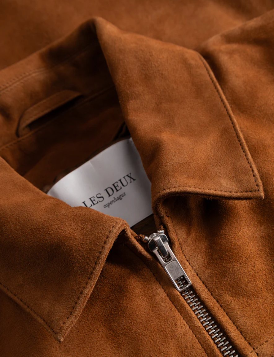 Nyle Suede Coach Jacket