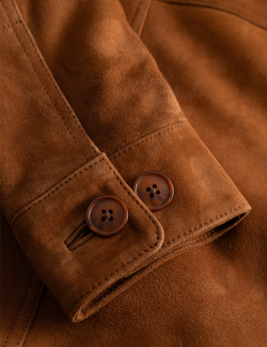 Nyle Suede Coach Jacket