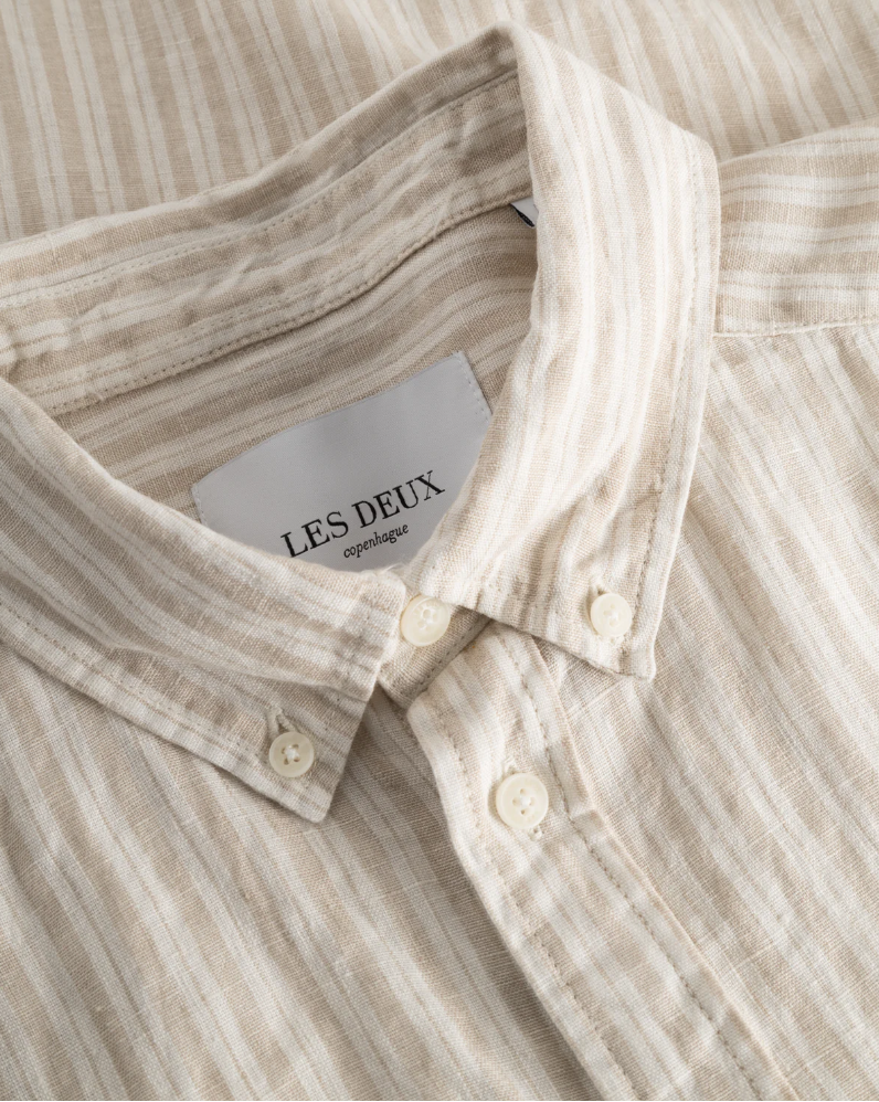 Kris Linen SS Shirt by Les Deux - ACME FINE GOODS