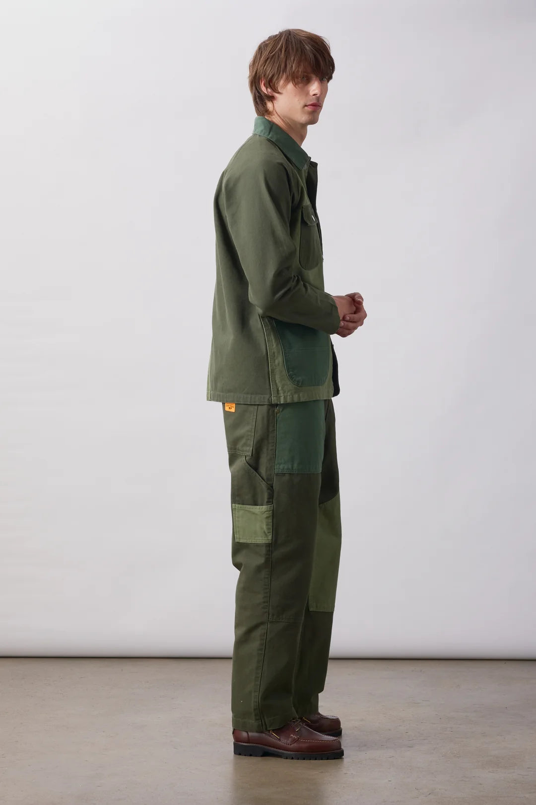 Patchwork Utility Chef Pants
