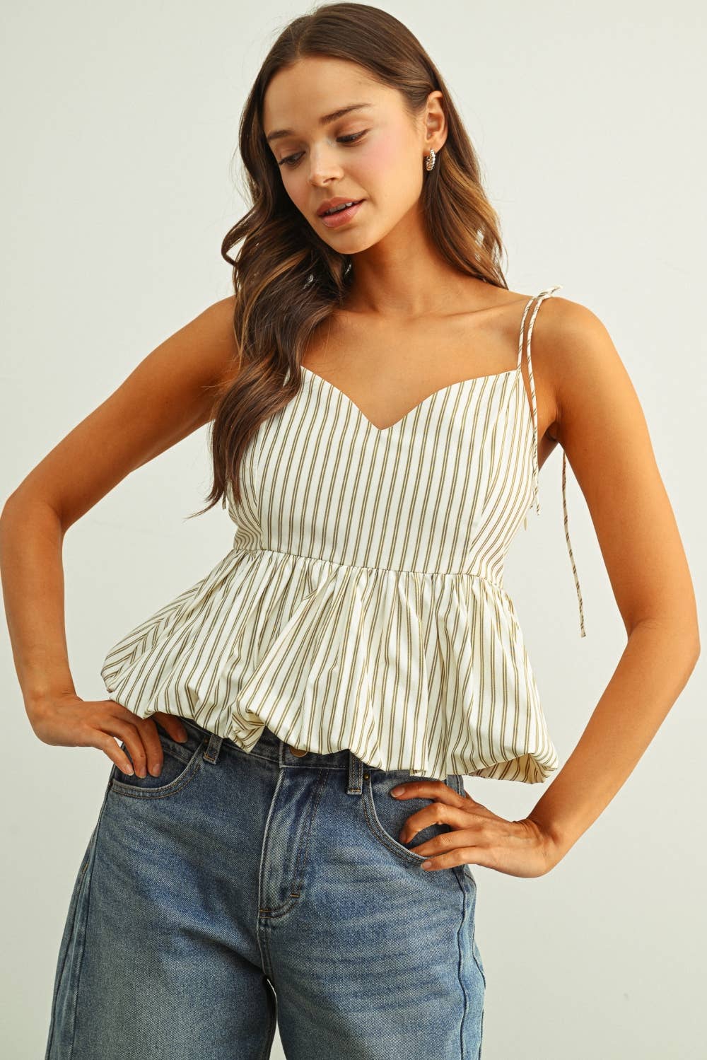 Sweetheart Peplum Top