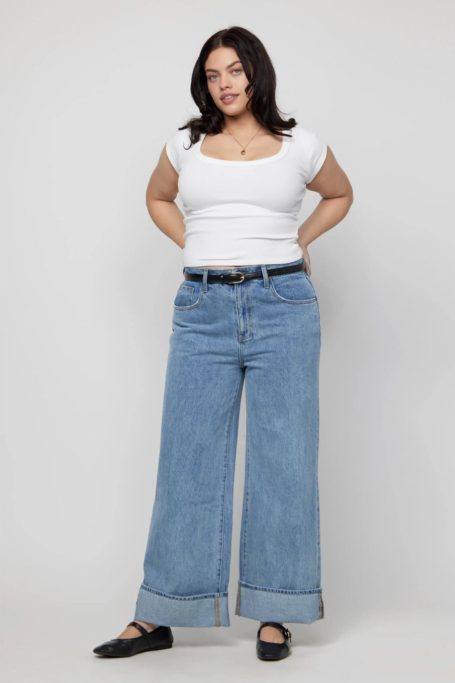 Parker Cuffed Wide Leg Jean - ACME FINE GOODS