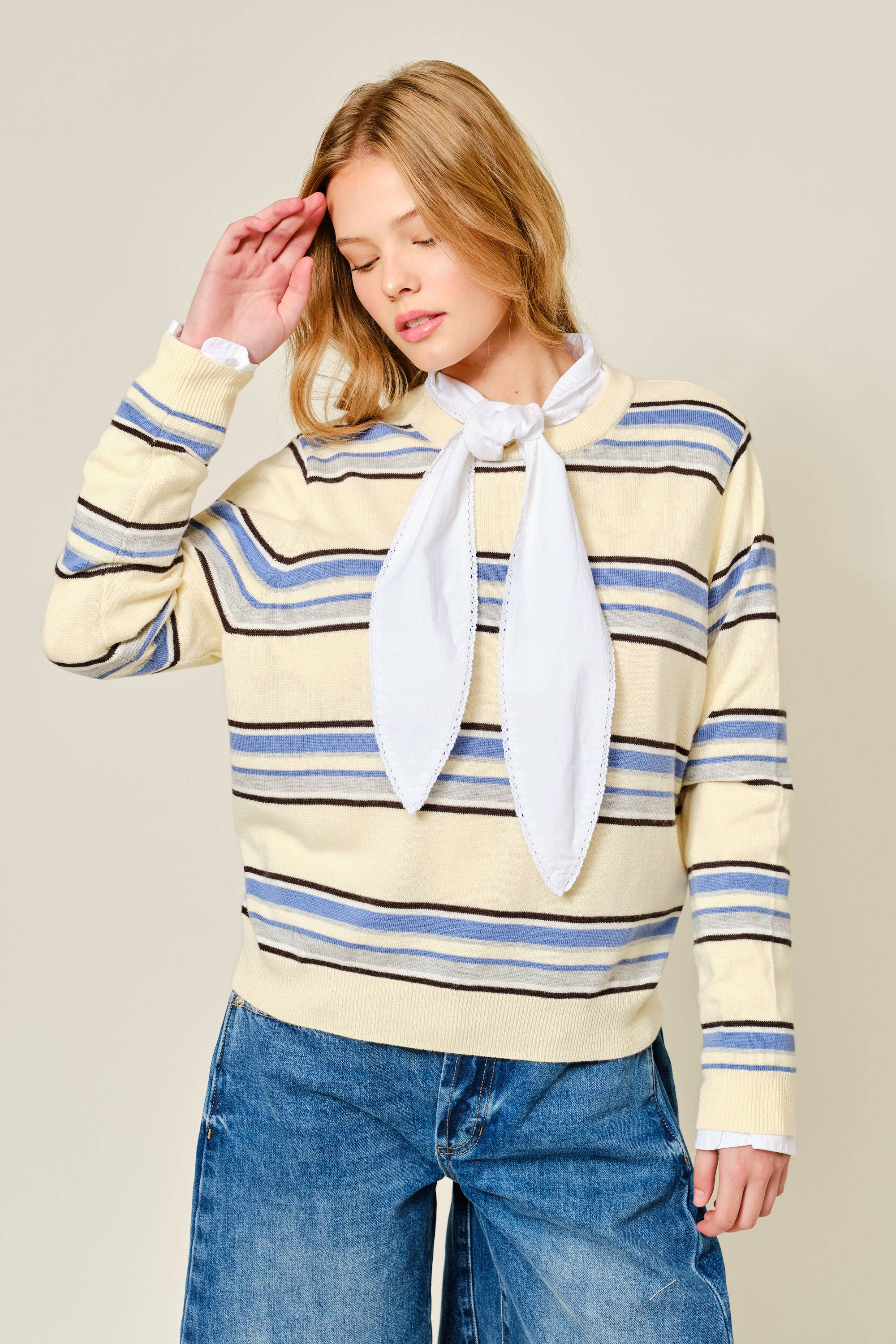 Soft Striped Crewneck - ACME FINE GOODS