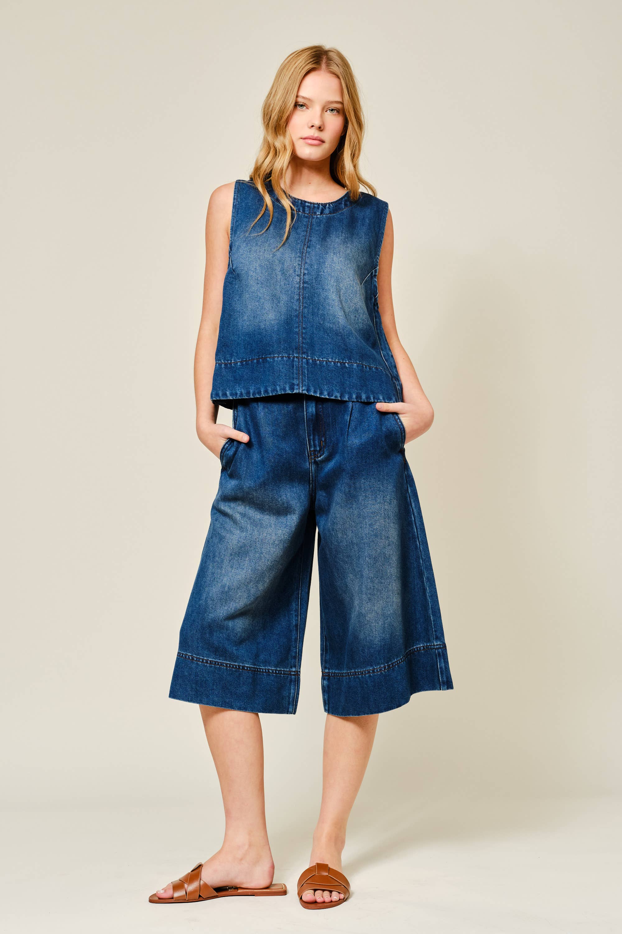 Super Soft Denim Top