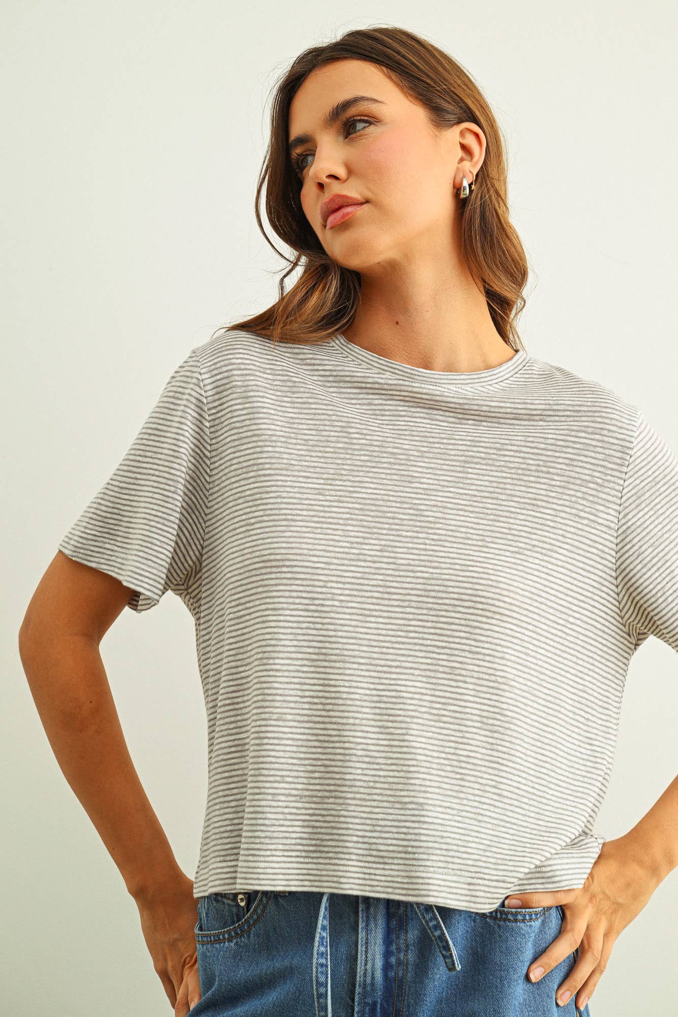 Easy Fit Striped Top