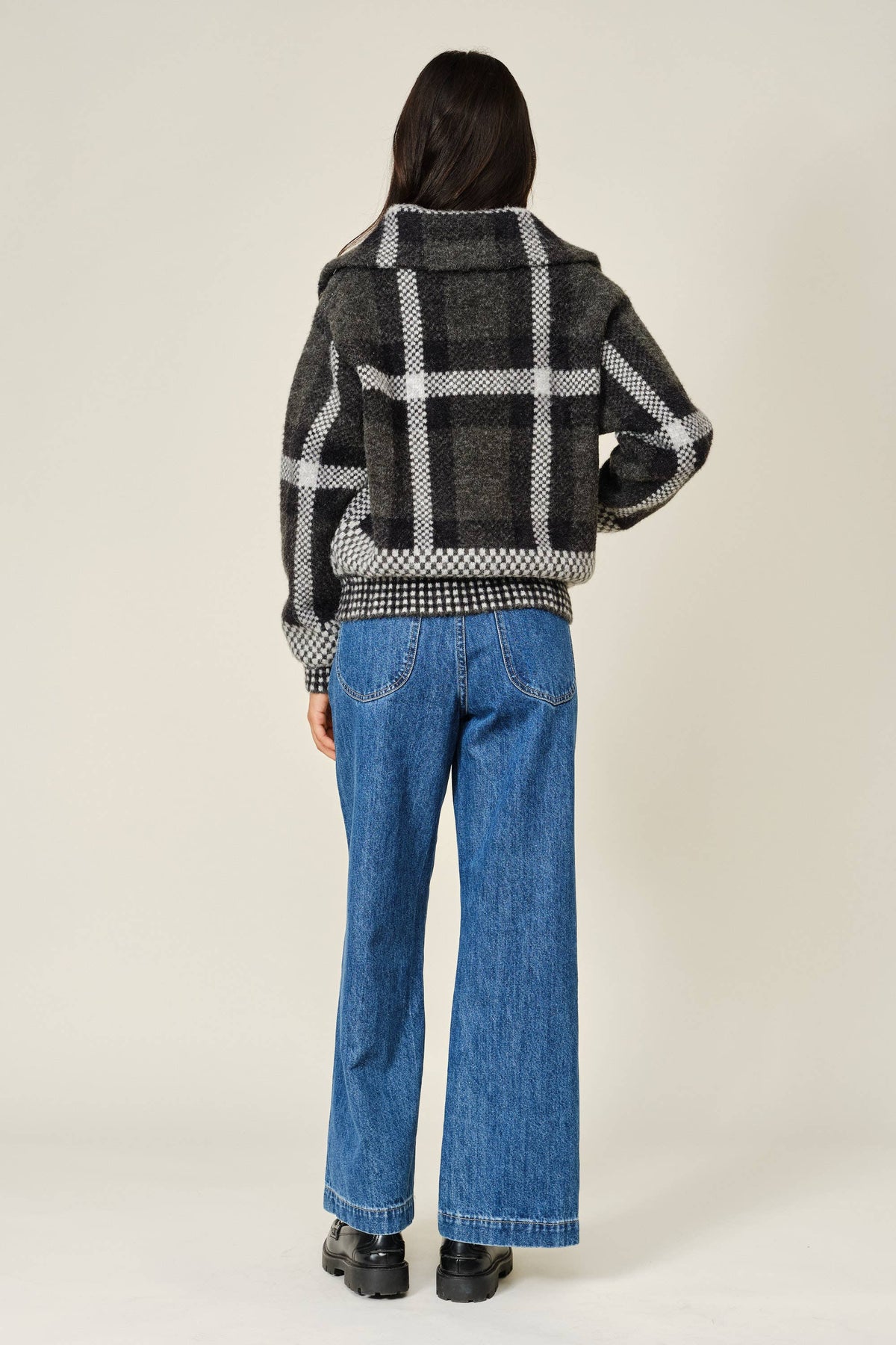 Plaid Cozy Cardigan - ACME FINE GOODS